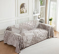 Paisley Faux Linen Pet Sofa Cover