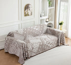 Paisley Faux Linen Pet Sofa Cover