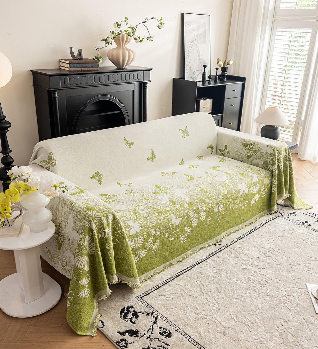 Butterfly Chenille Pet Sofa Cover
