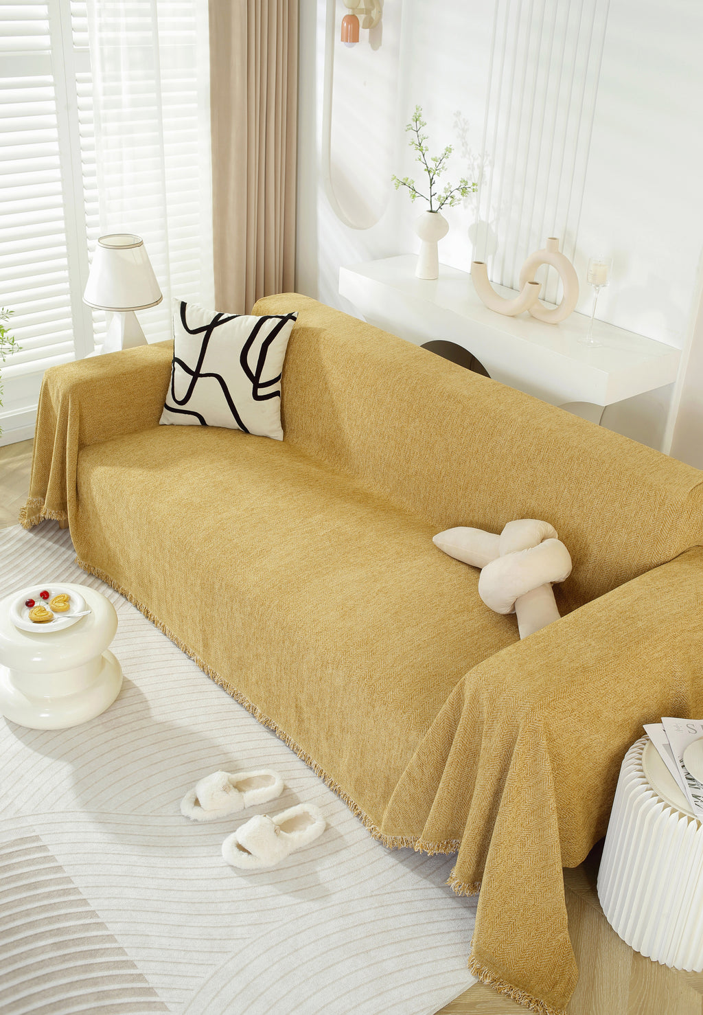 Waterproof Anti-Scratch Chenille Pet Sofa Cover