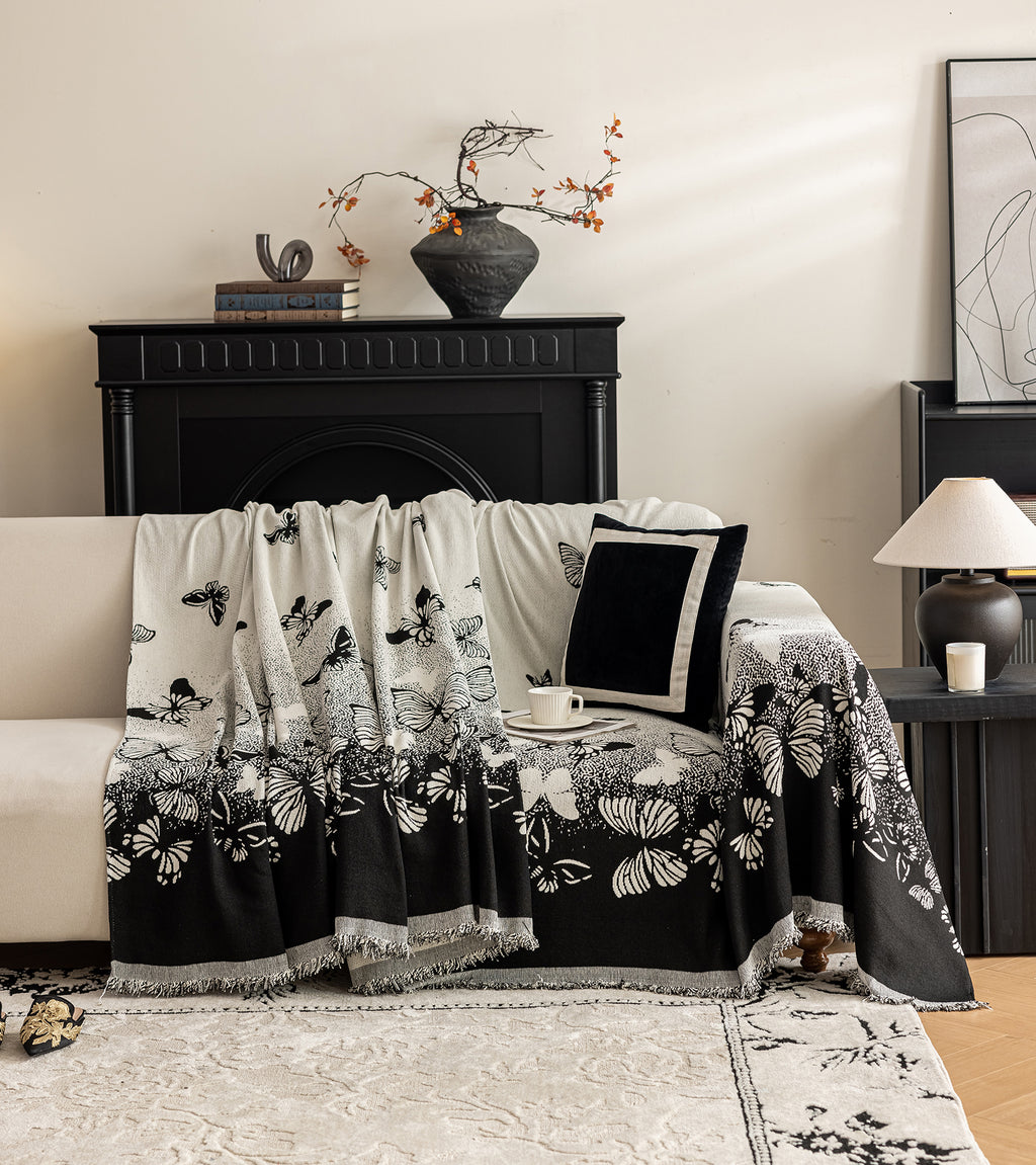 Butterfly Chenille Pet Sofa Cover