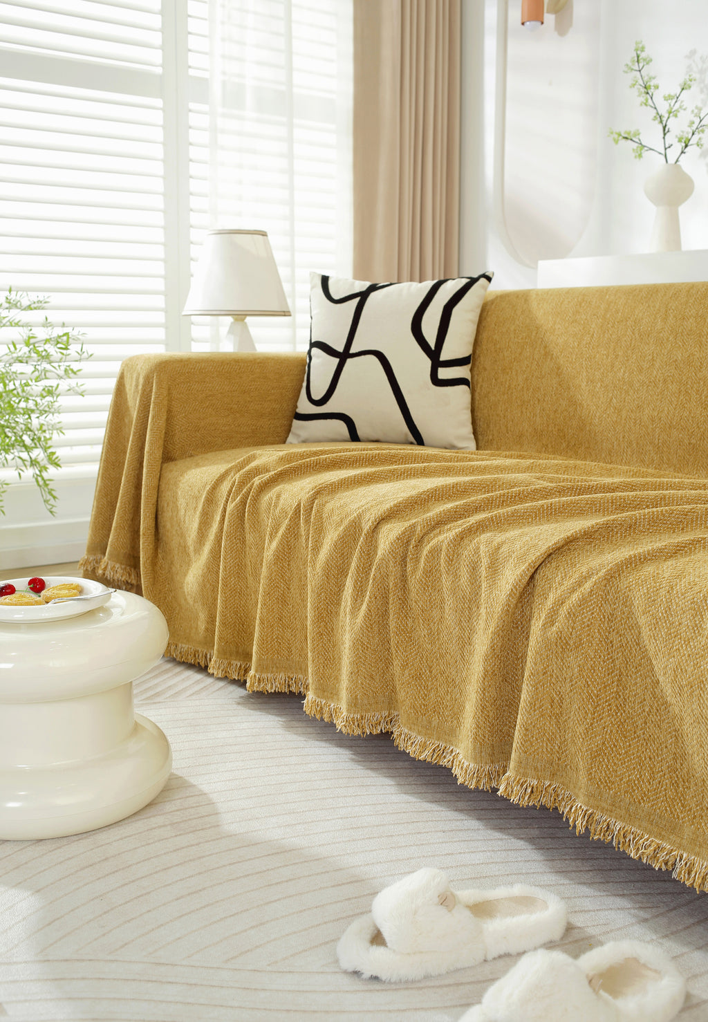 Waterproof Anti-Scratch Chenille Pet Sofa Cover