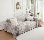 Paisley Faux Linen Pet Sofa Cover