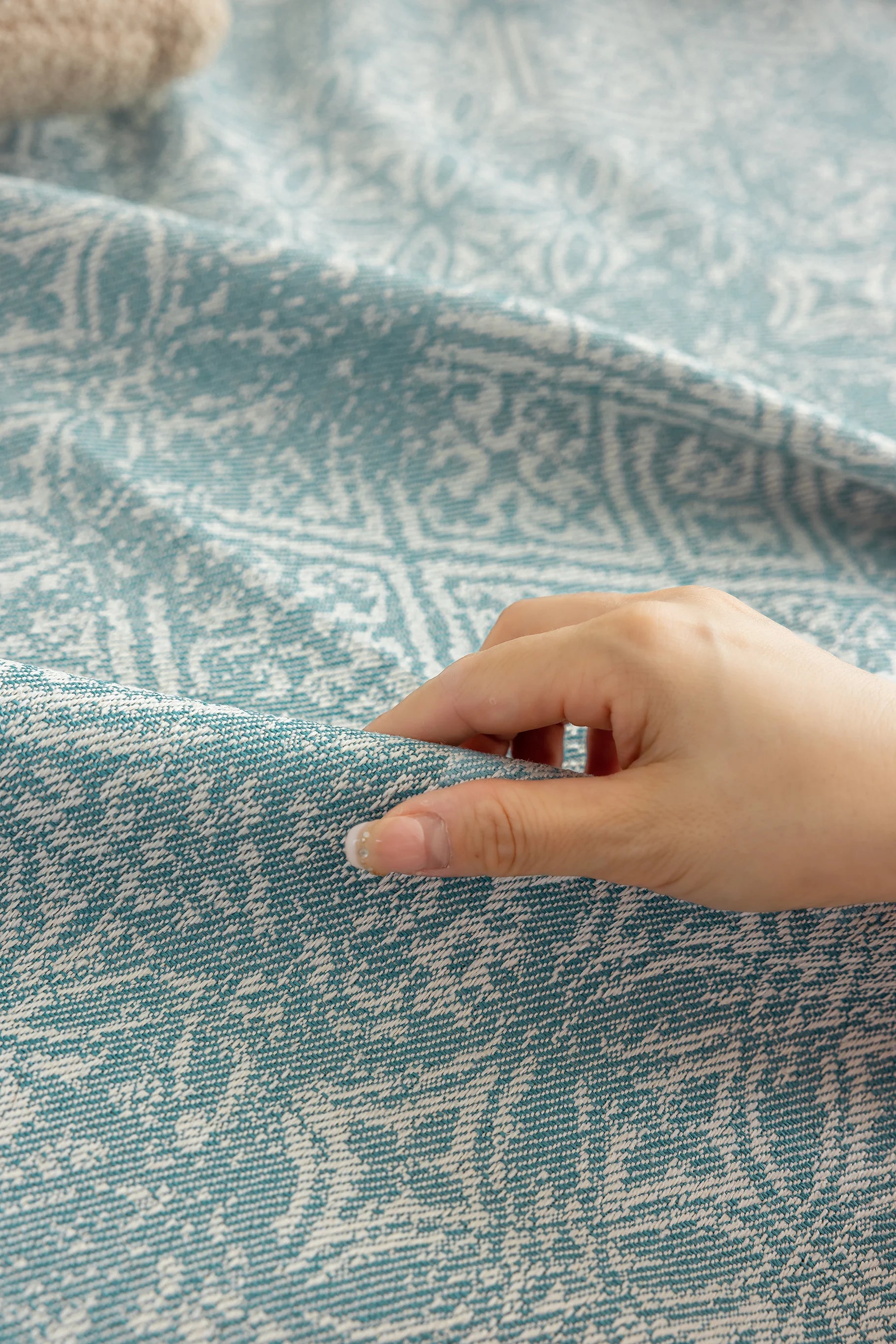 Zelda Faux Linen Pet Sofa Cover