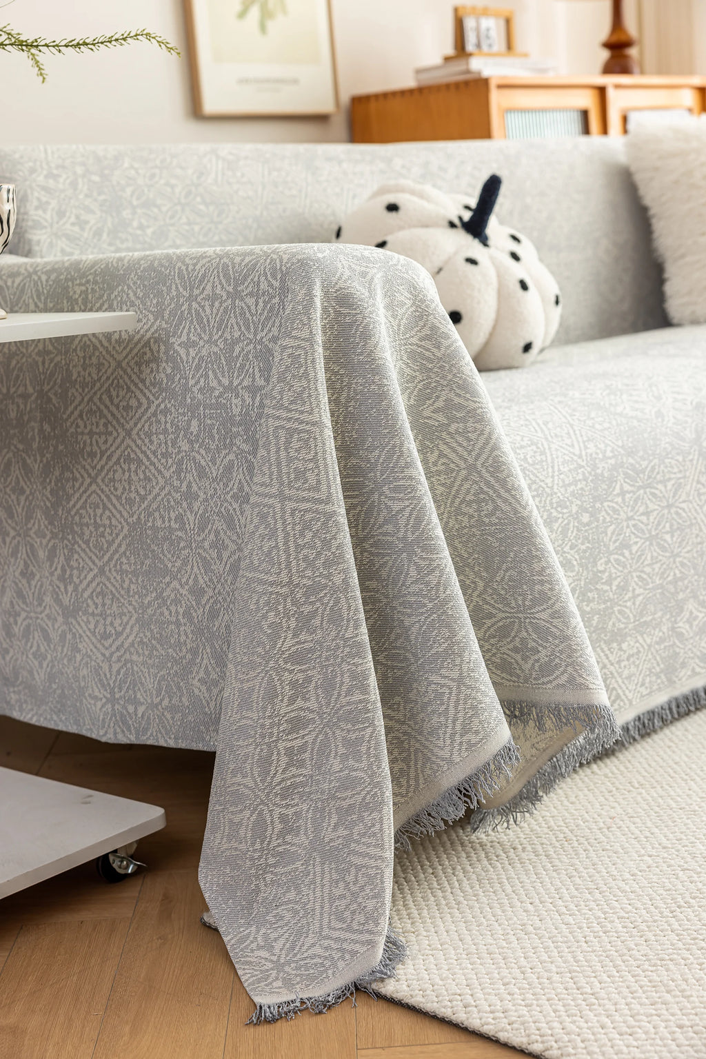 Zelda Faux Linen Pet Sofa Cover