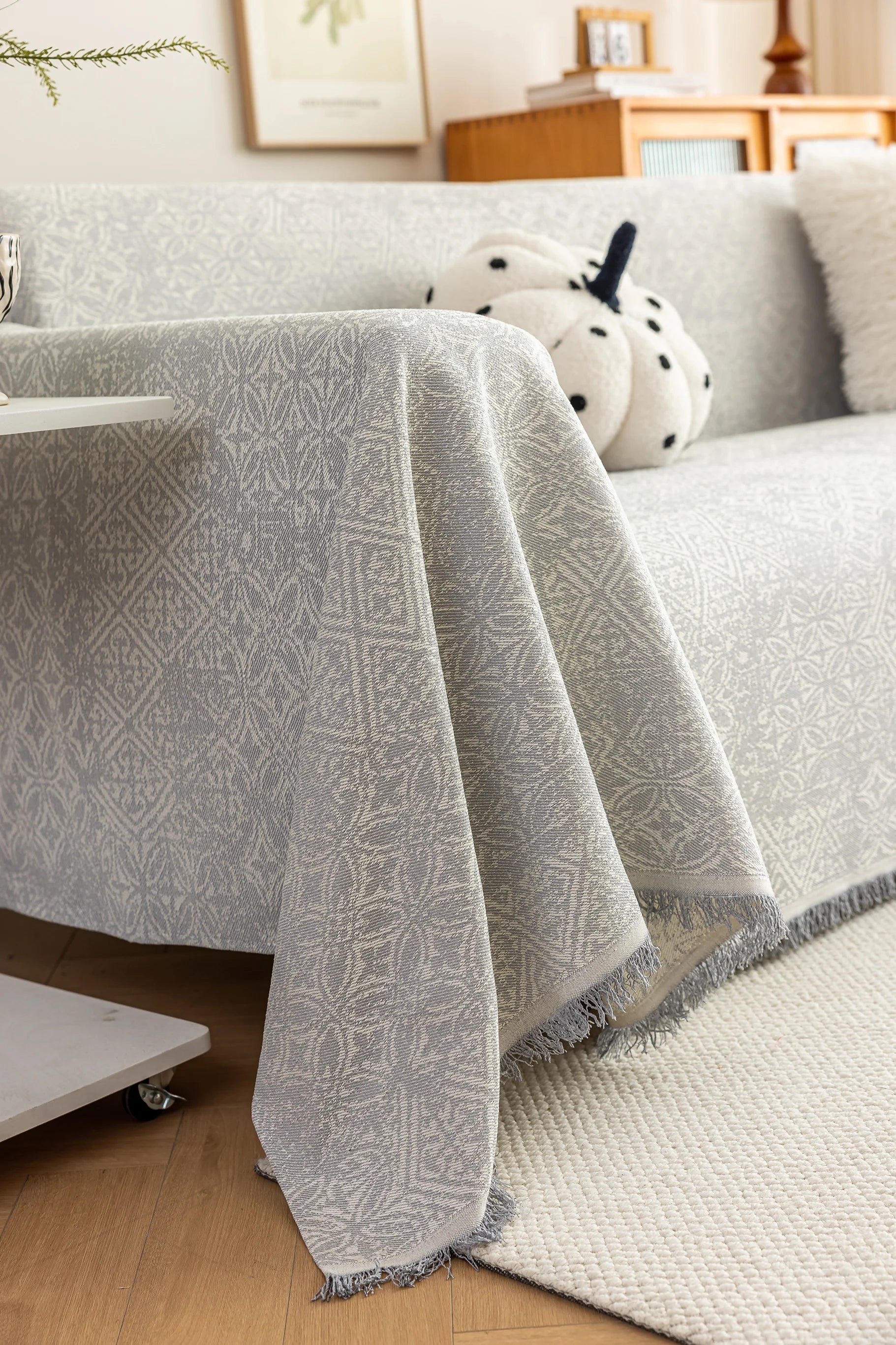 Zelda Faux Linen Pet Sofa Cover