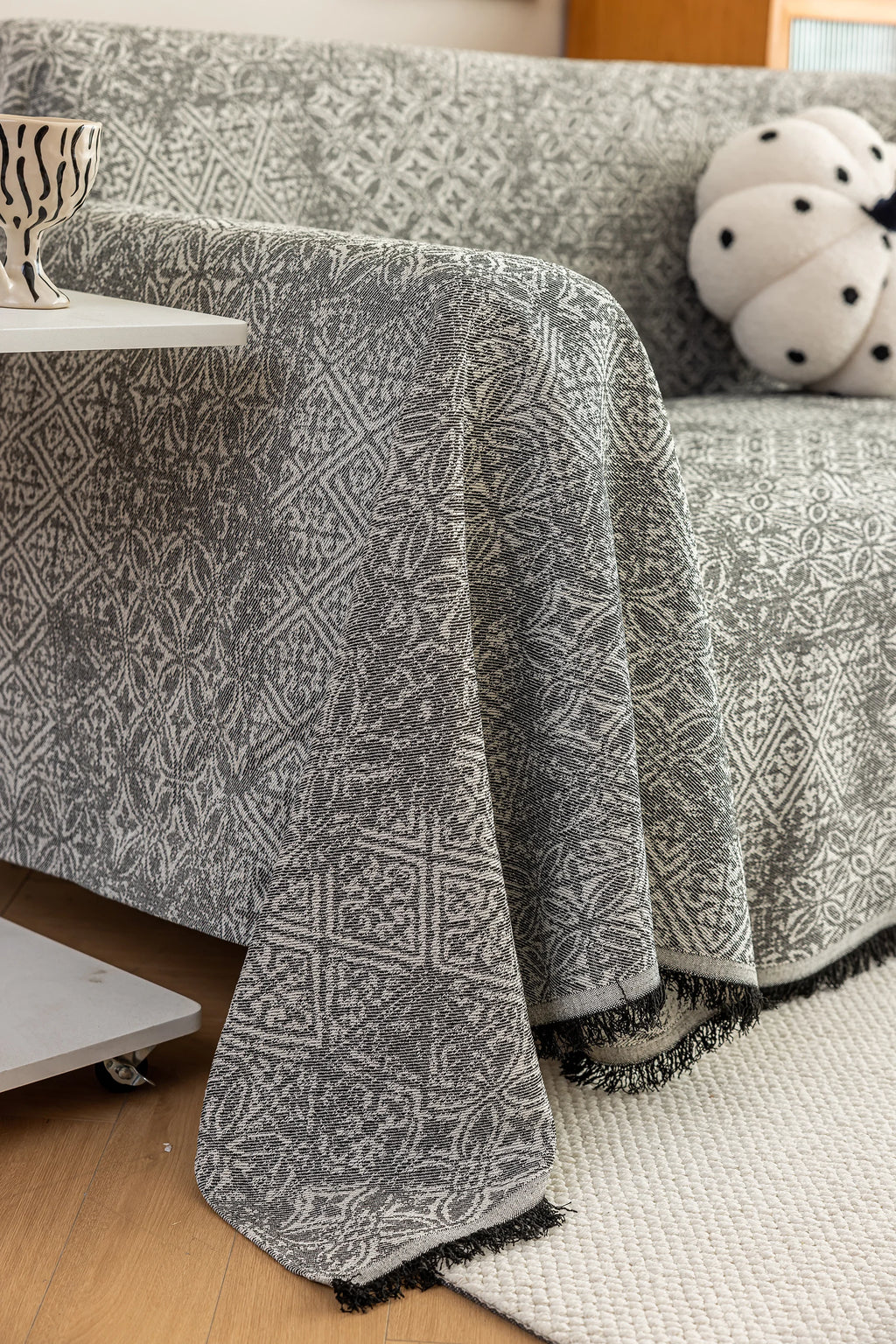Zelda Faux Linen Pet Sofa Cover