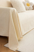 Zelda Faux Linen Pet Sofa Cover