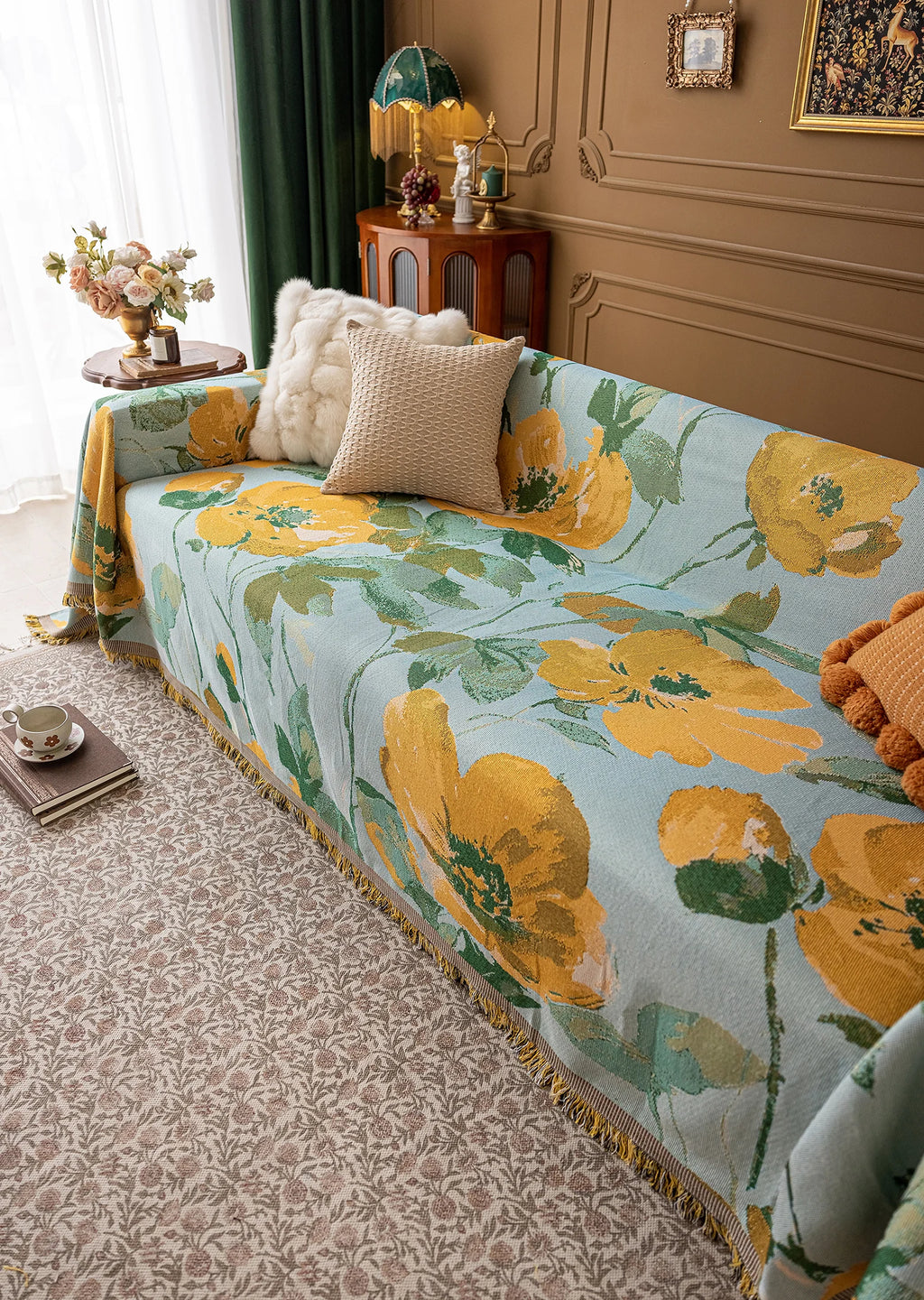 Oil Painting Pattern Pet Sofa Cover