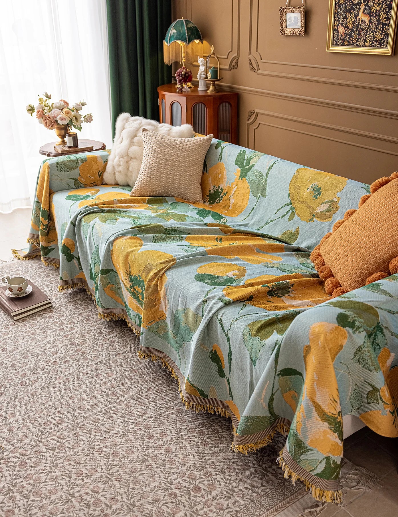 Oil Painting Pattern Pet Sofa Cover