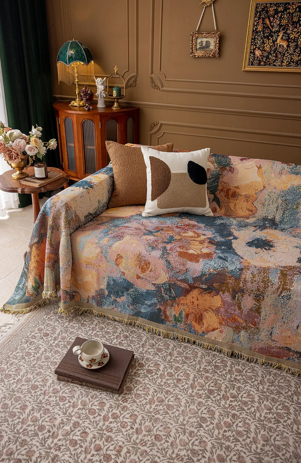 Oil Painting Pattern Pet Sofa Cover