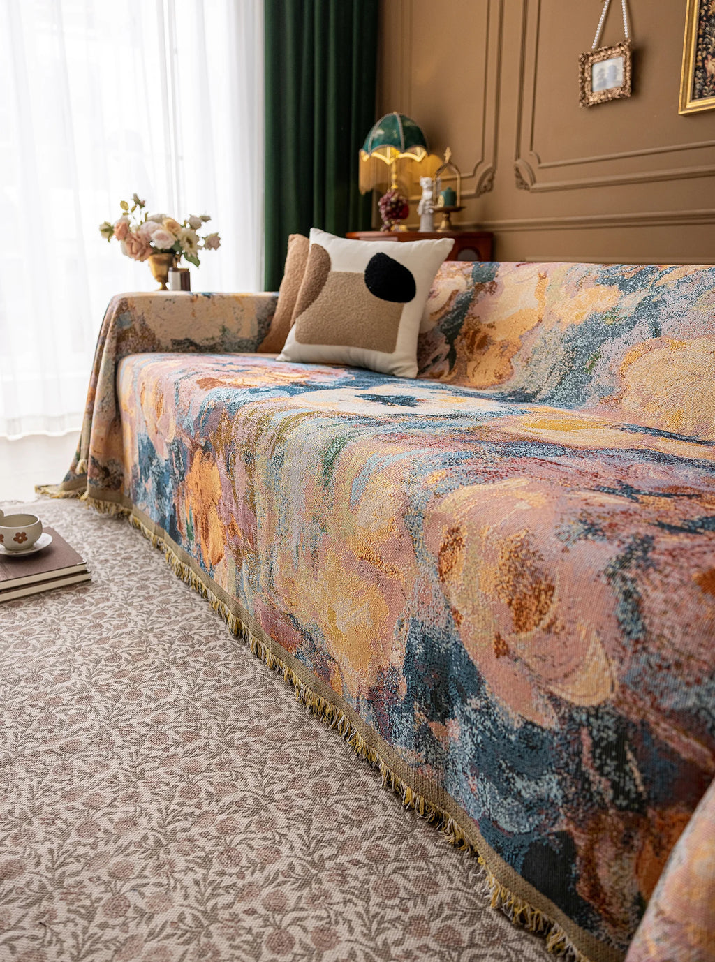 Oil Painting Pattern Pet Sofa Cover