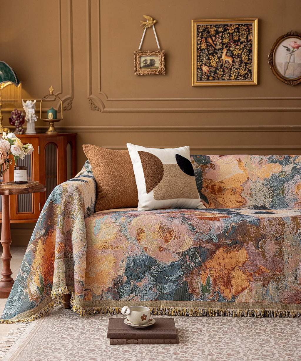 Oil Painting Pattern Pet Sofa Cover
