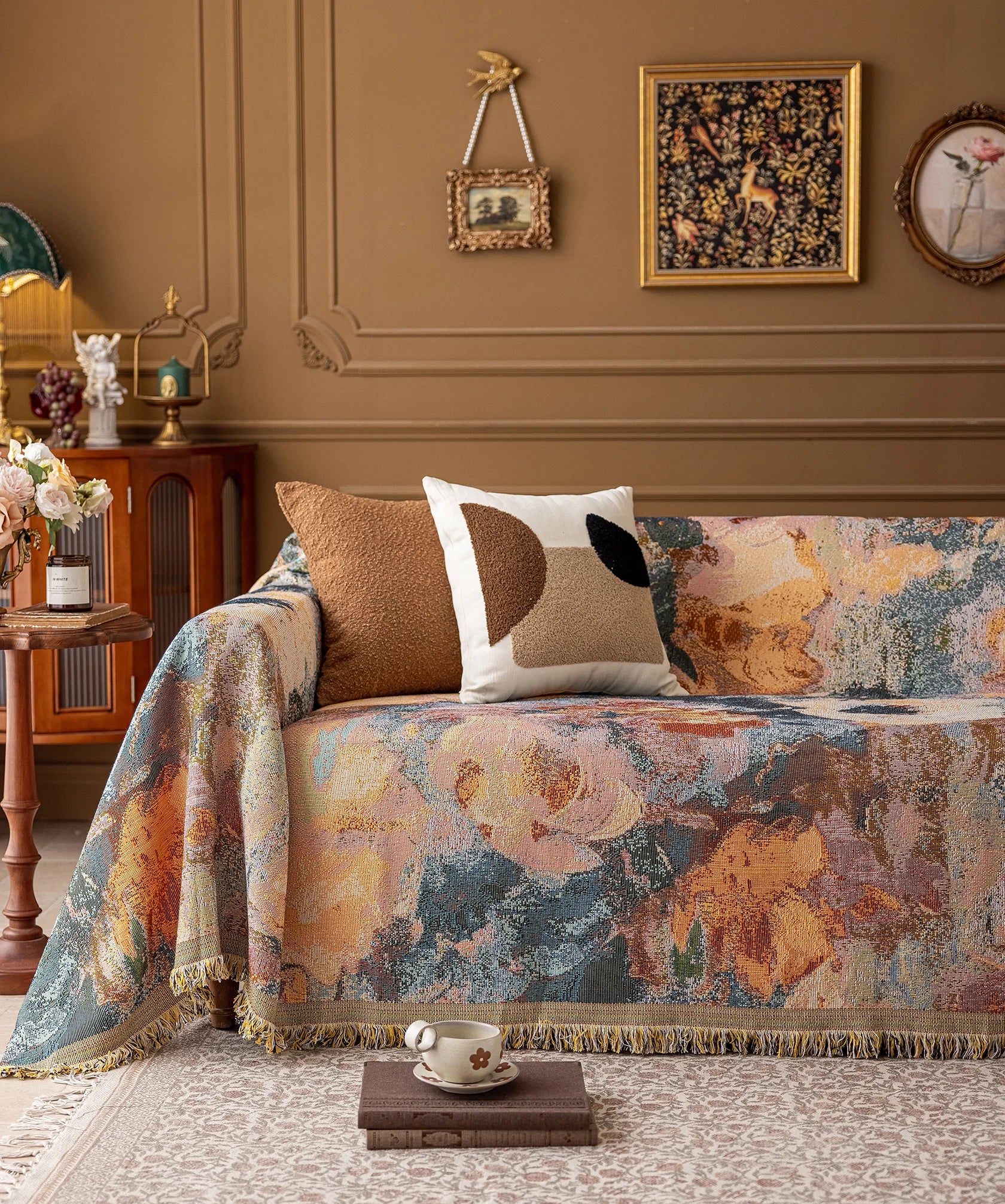Oil Painting Pattern Pet Sofa Cover