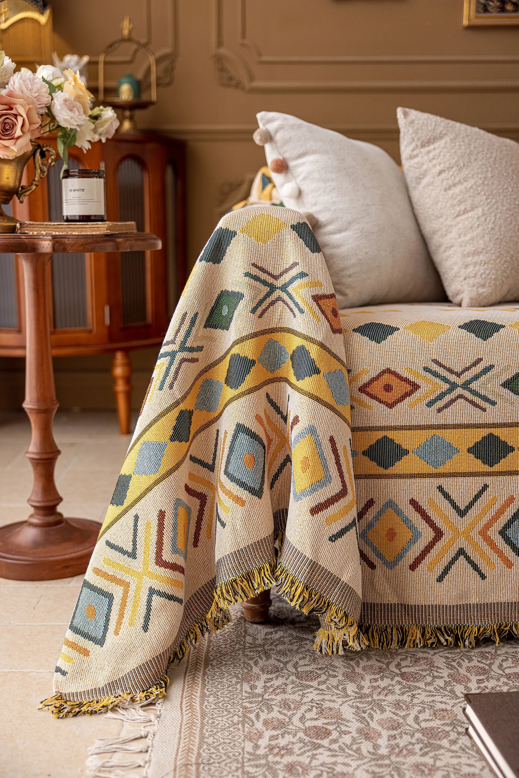 Oil Painting Pattern Pet Sofa Cover