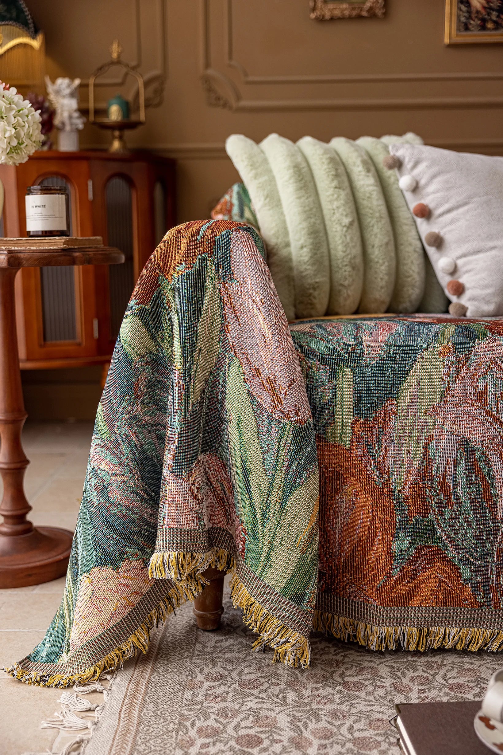 Oil Painting Pattern Pet Sofa Cover
