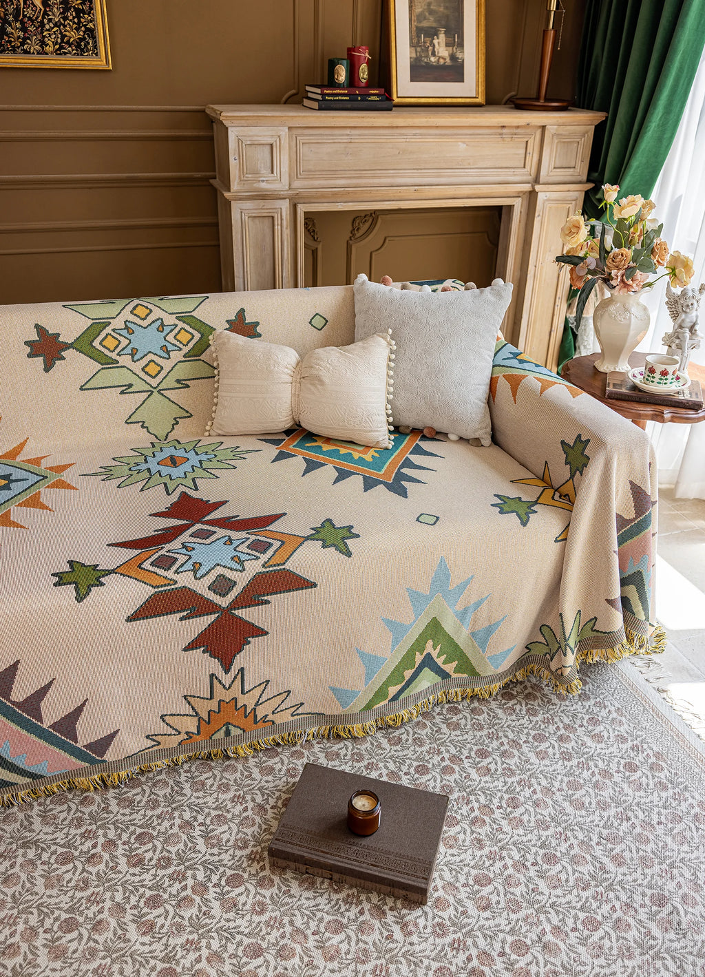 Oil Painting Pattern Pet Sofa Cover