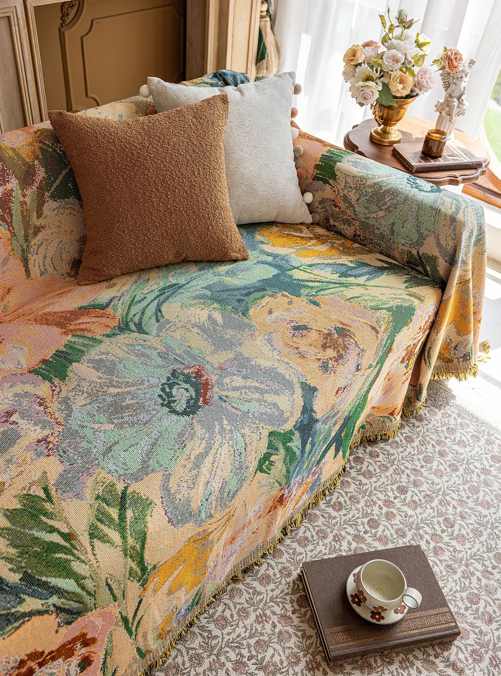 Oil Painting Pattern Pet Sofa Cover