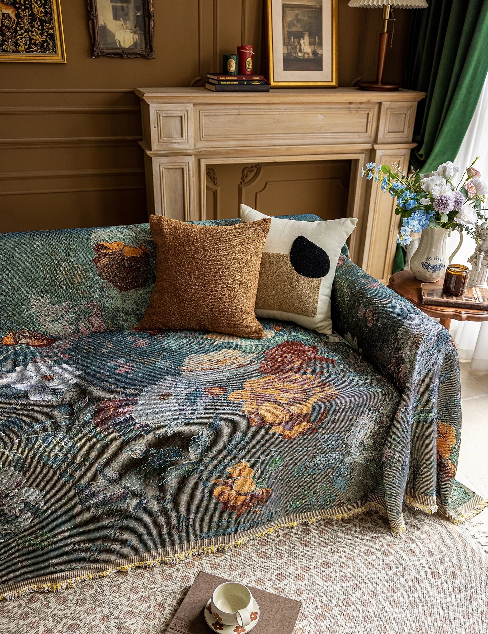 Oil Painting Pattern Pet Sofa Cover