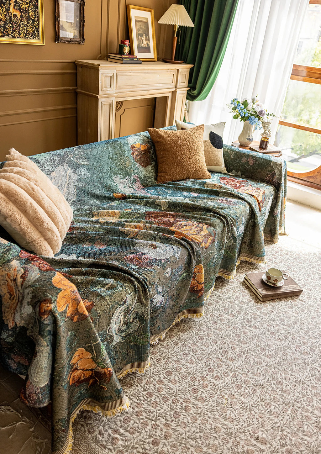 Oil Painting Pattern Pet Sofa Cover