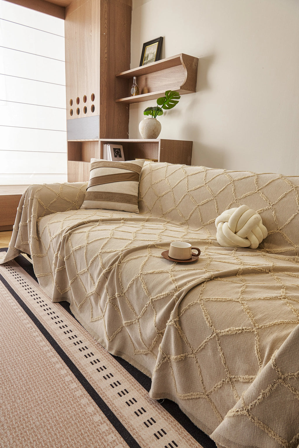 Yulin Pattern Polyester Pet Sofa Cover
