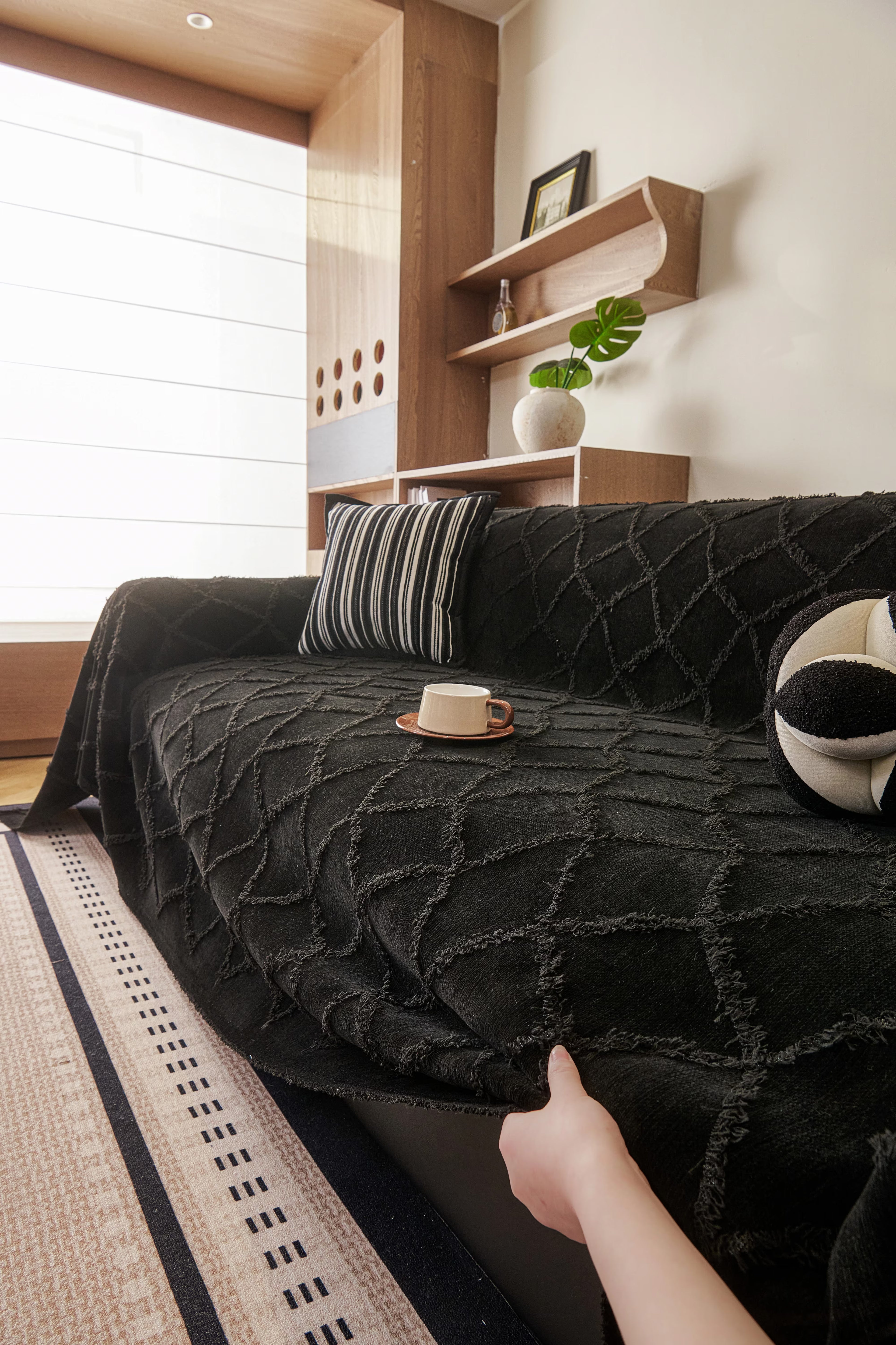 Yulin Pattern Polyester Pet Sofa Cover