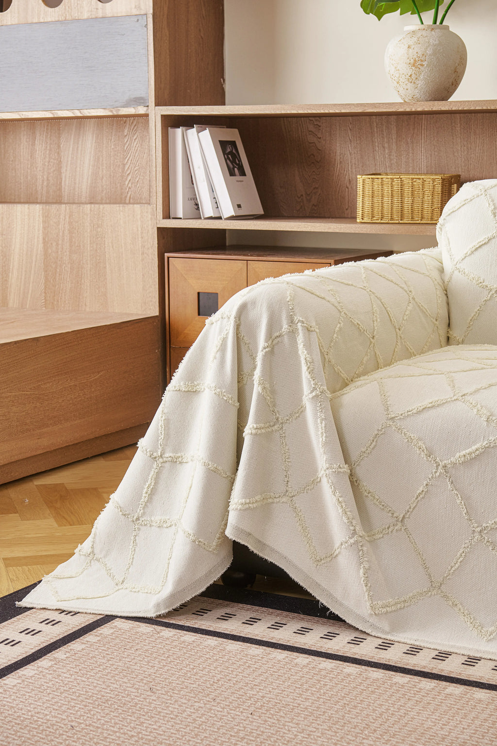 Yulin Pattern Polyester Pet Sofa Cover
