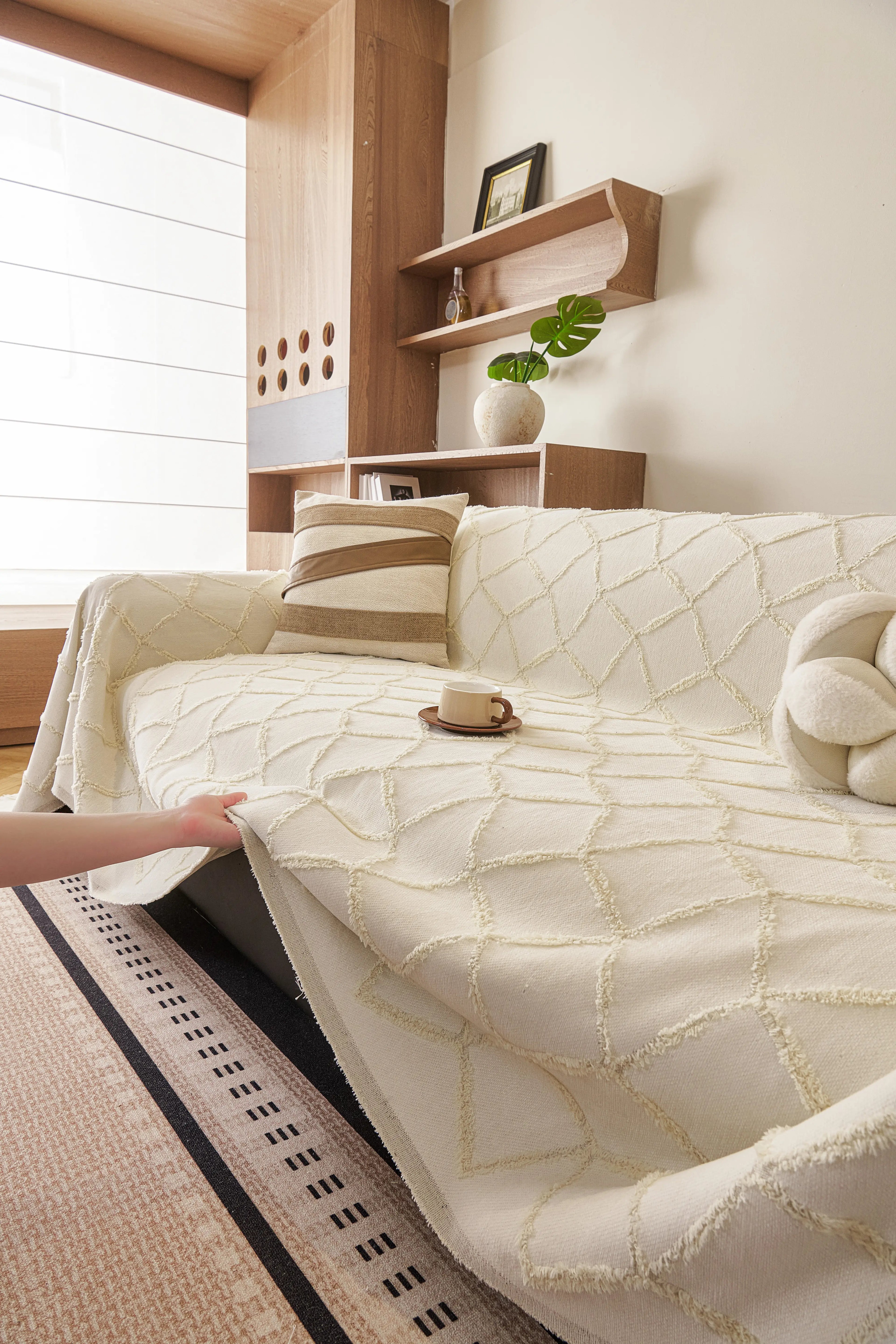 Yulin Pattern Polyester Pet Sofa Cover