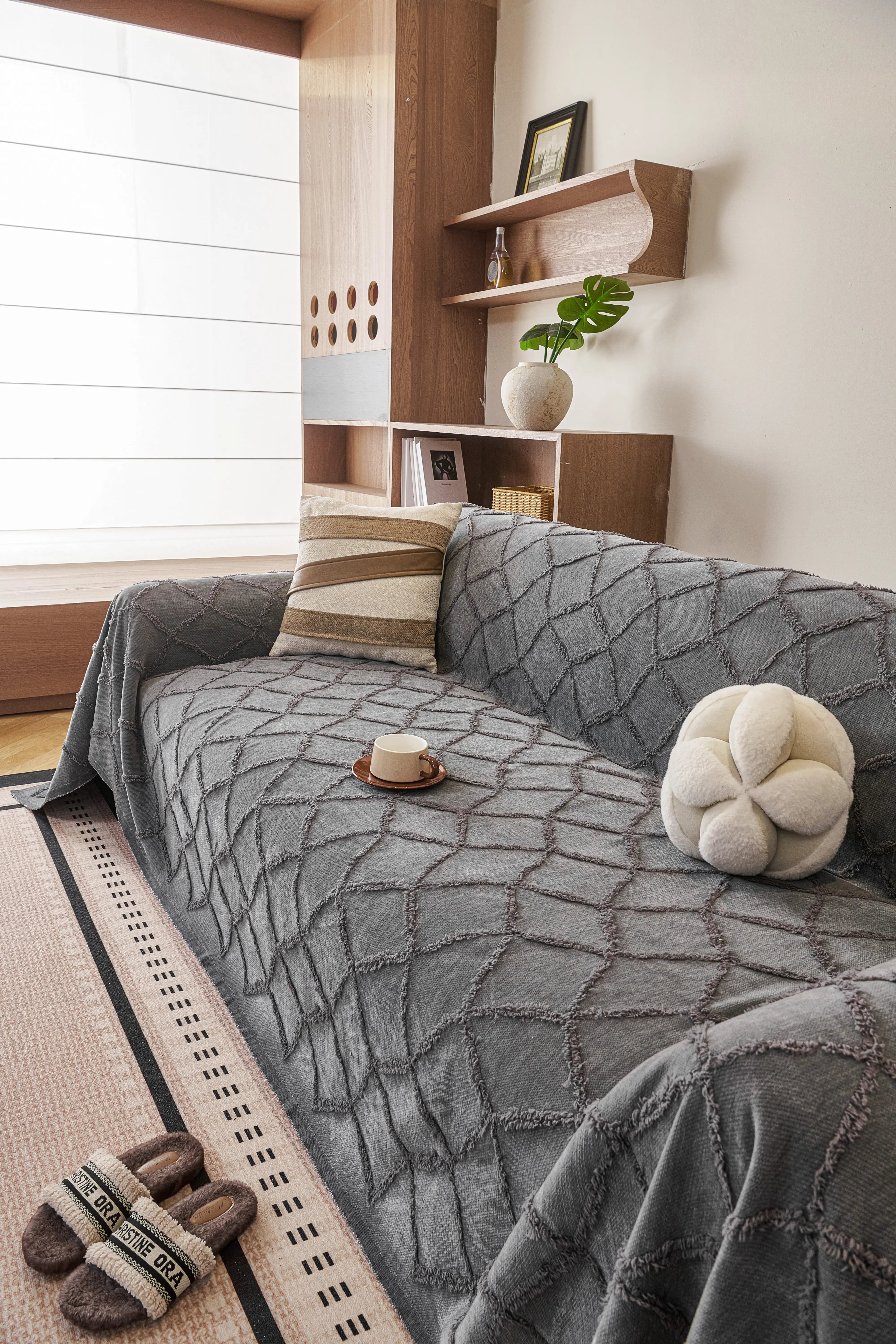 Yulin Pattern Polyester Pet Sofa Cover