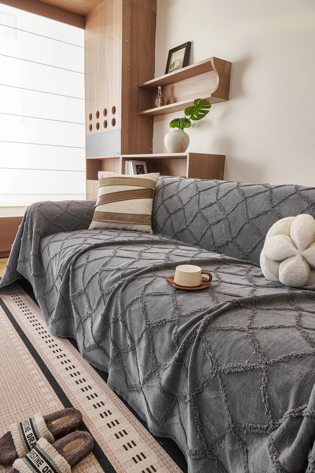 Yulin Pattern Polyester Pet Sofa Cover