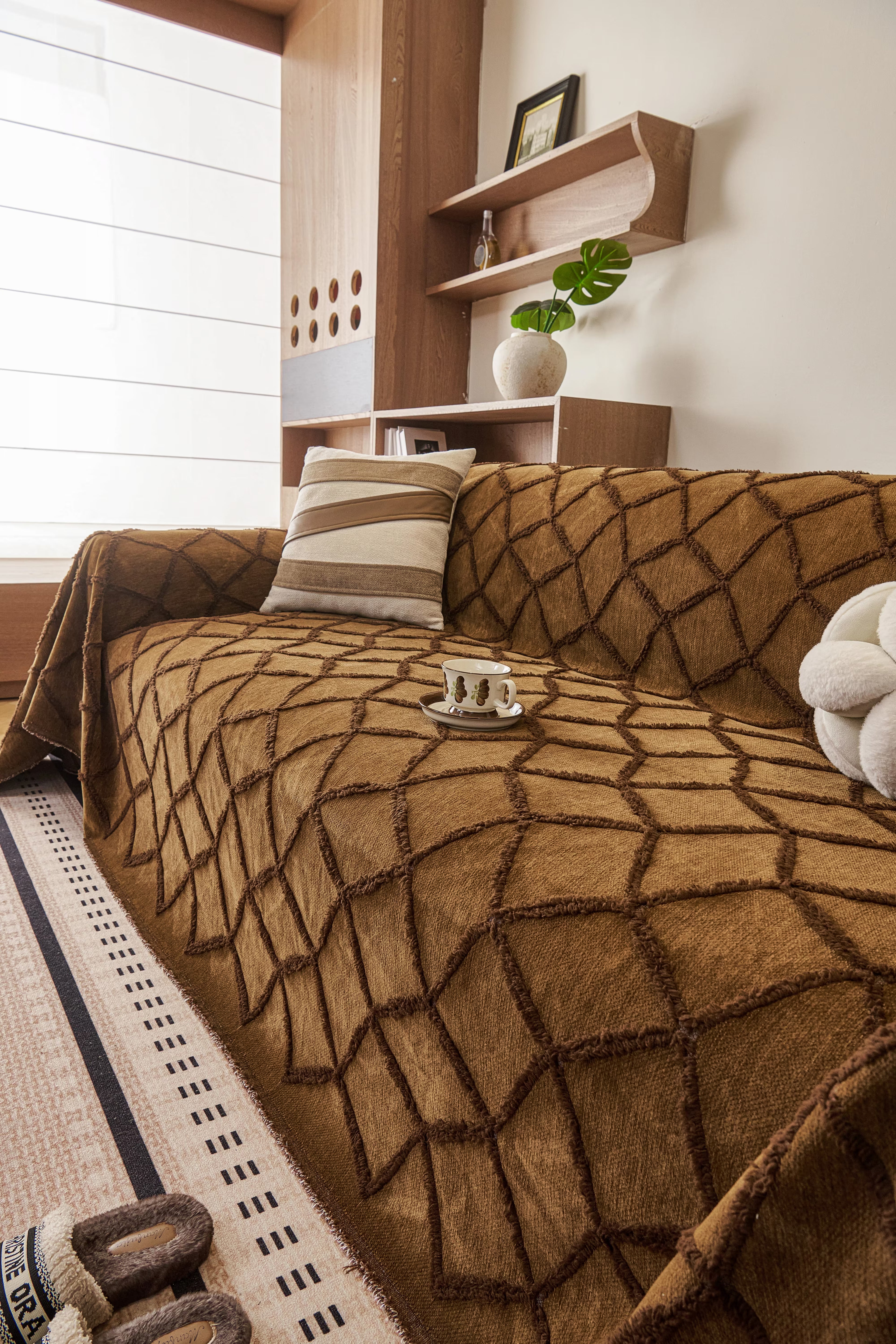 Yulin Pattern Polyester Pet Sofa Cover