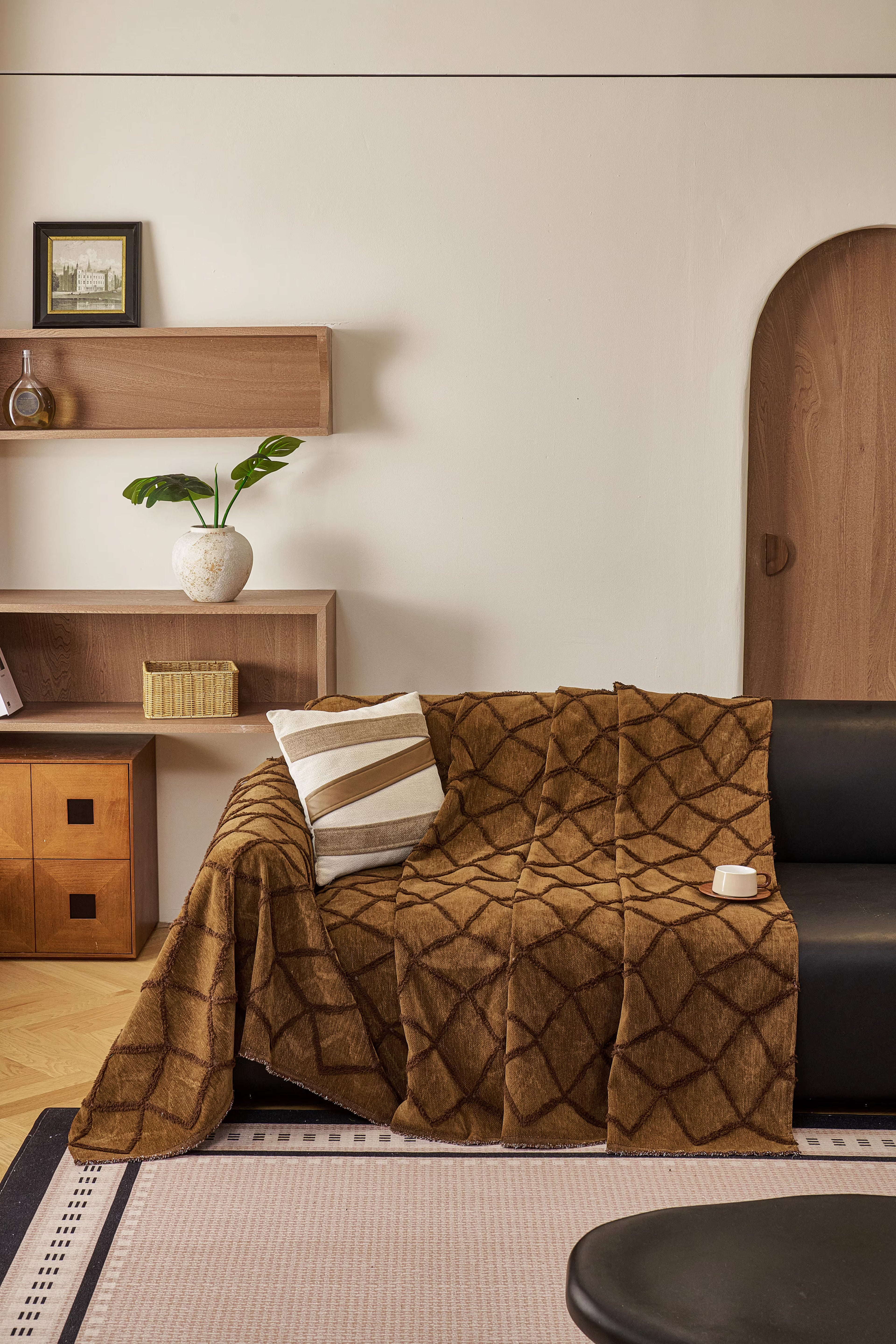 Yulin Pattern Polyester Pet Sofa Cover